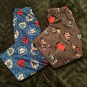 Boys Size 5T Pajama Pants Carters Gray Monsters Blue Paw Patrol